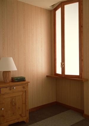 勝手口ドアに最適な安価なロール網戸があります